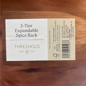Threshold Target Expandable Spice Rack 
BRAND NEW WITH TAGS